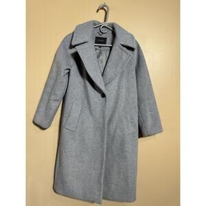 BANANA REPUBLIC Gray Long Novelty Coat Size XS Length 40 inches